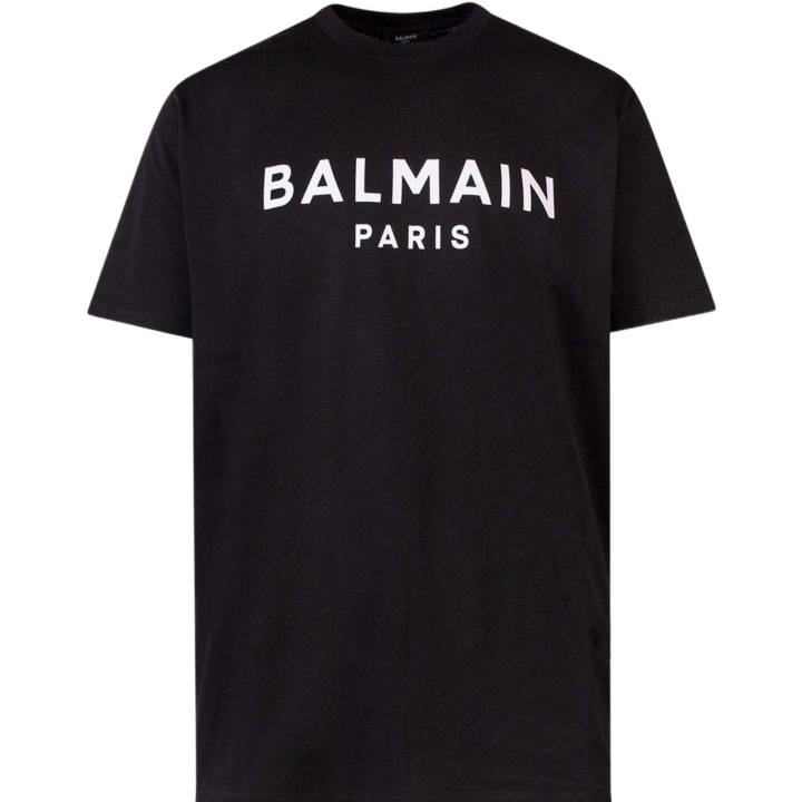 BALMAIN BALMAIN Logo Printed Crewneck T Shirt