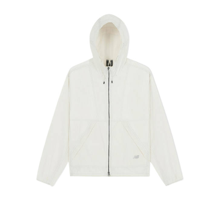 New Balance New Balance Jackets Men's Ivory White Hooded Moderate Other