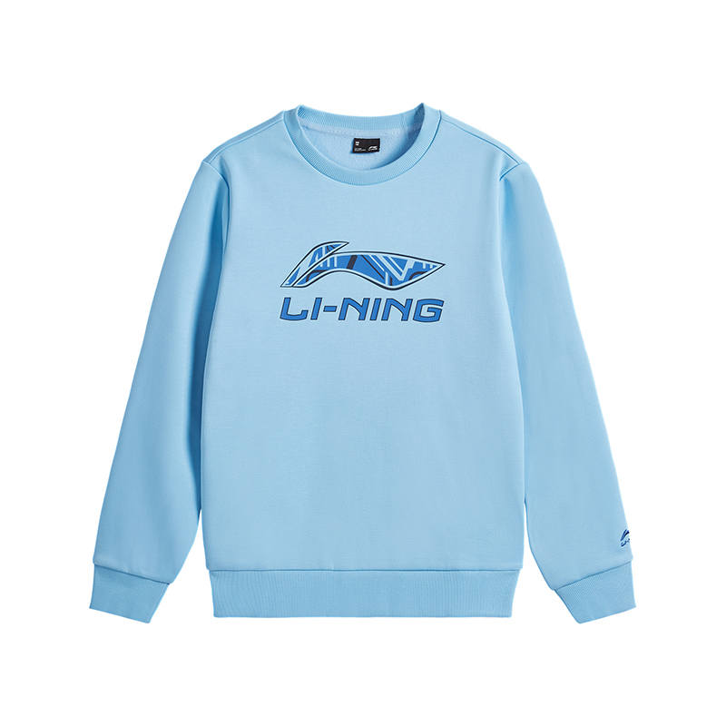 Li-Ning Li Ning Sweatshirt Sunny Mountain Blue Teenagers