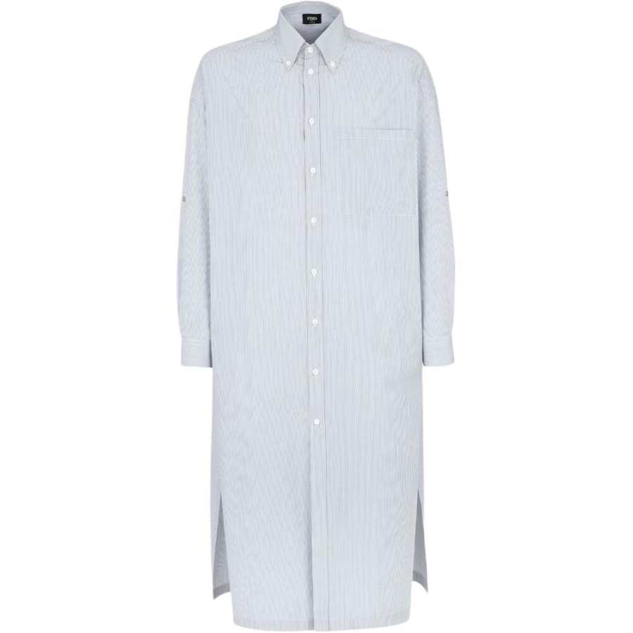 FENDI SS24 Shirt Men's Light Blue