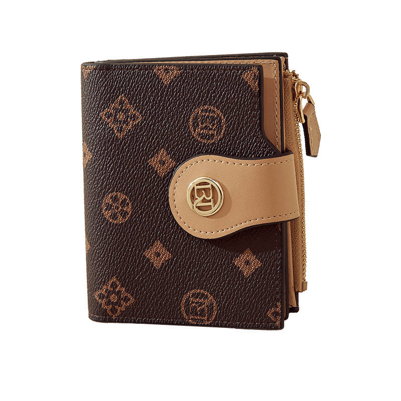 LAORENTOU Synthetic Leather Wallet Women's Coffee