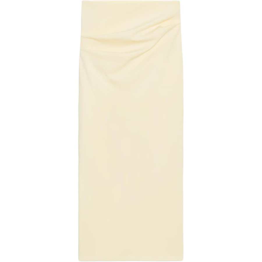 ZARA Casual Long Skirts Women's Yellow Moderate