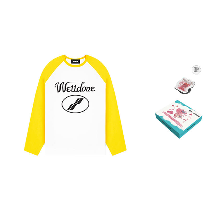 WE11DONE Clothing T Shirt Unisex Gift Box Set Included Clothing
