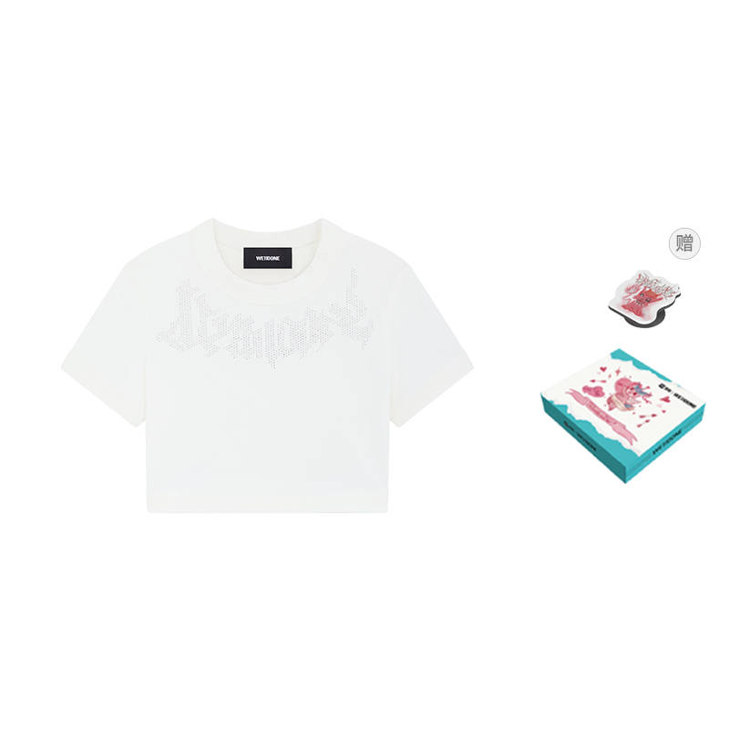 WE11DONE WE11DONE rhinestone-embellished crop top