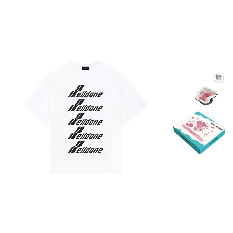 WE11DONE T Shirt Unisex Gift Box Set Included Clothing