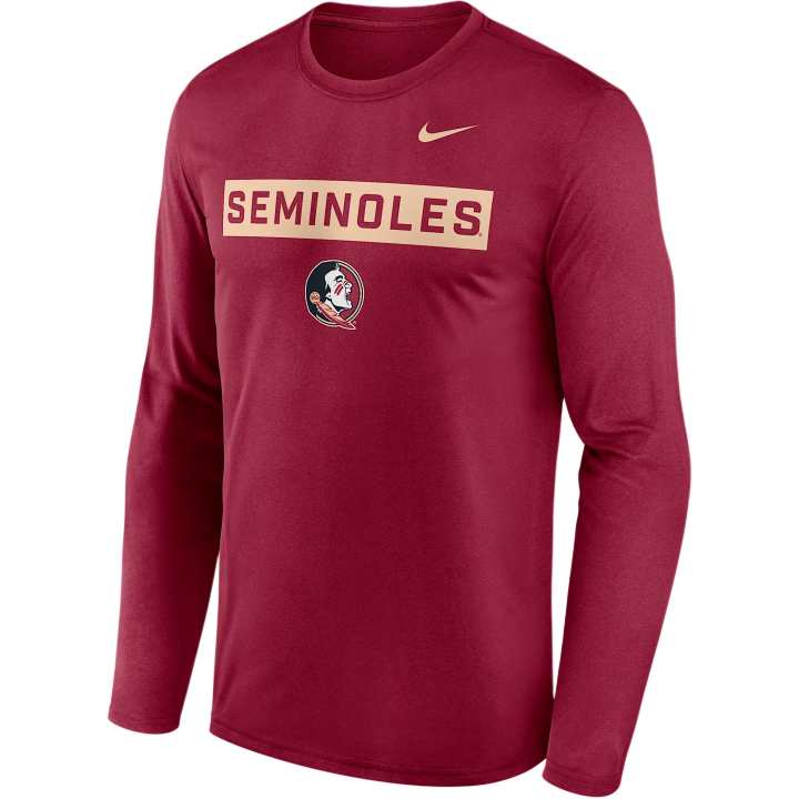 Nike Nike Florida State Primetime Legend 2-Hit Men's Nike Dri-FIT College Long-Sleeve T-Shirt