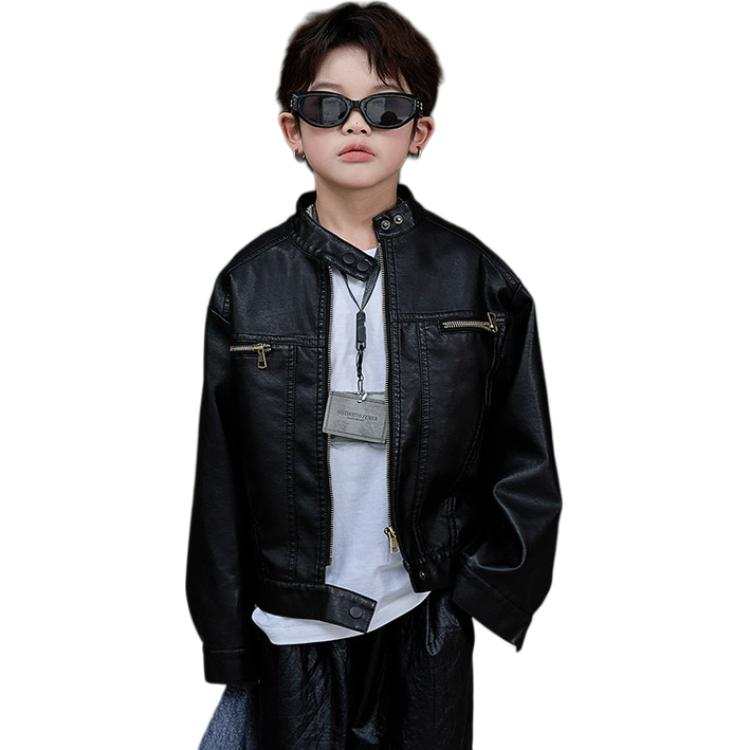 PLANDOO PLANDOO Grade School Jackets Stand Collar Moderate