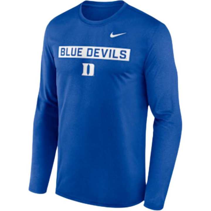 Nike Nike Duke Primetime Legend 2-Hit Men's Nike Dri-FIT College Long-Sleeve T-Shirt