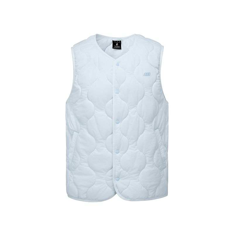Skechers Vests Unisex Refreshing Water Blue/04Q4 V Neck Moderate Other