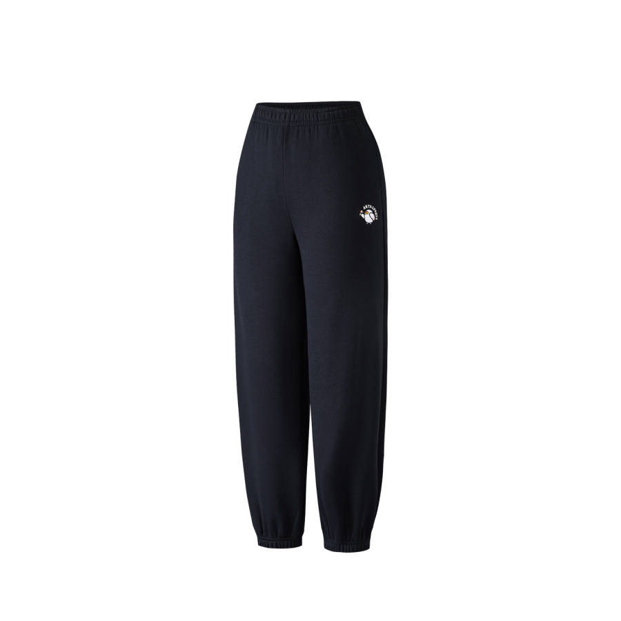 ANTA Anta Knitted Sweatpants Women's Basic Black