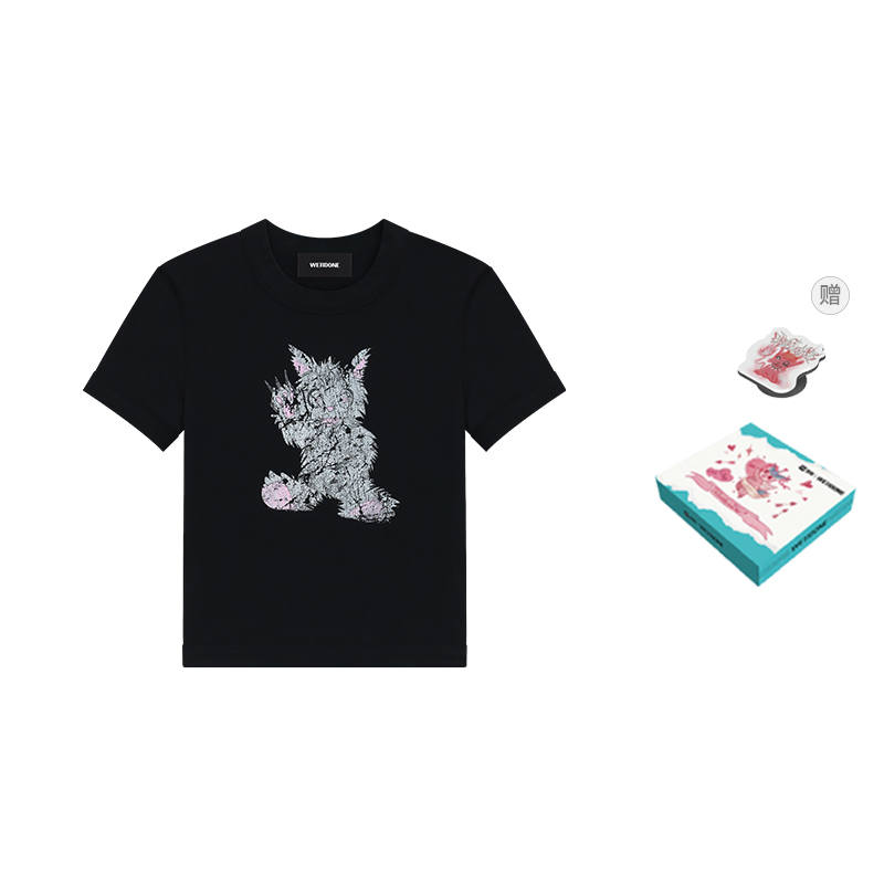 WE11DONE WE11DONE Monster Graphic print Cotton T shirt