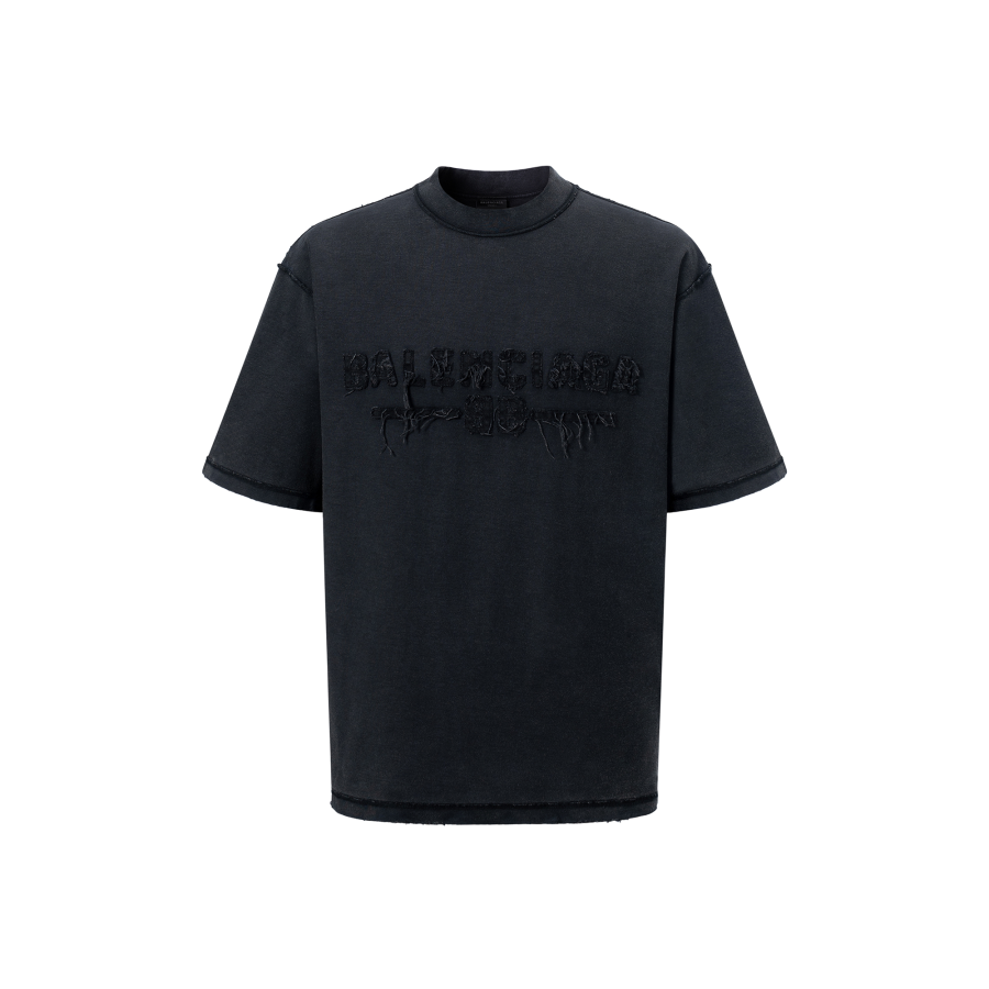 Balenciaga SS25 T Shirt Regular Fit Men's Black