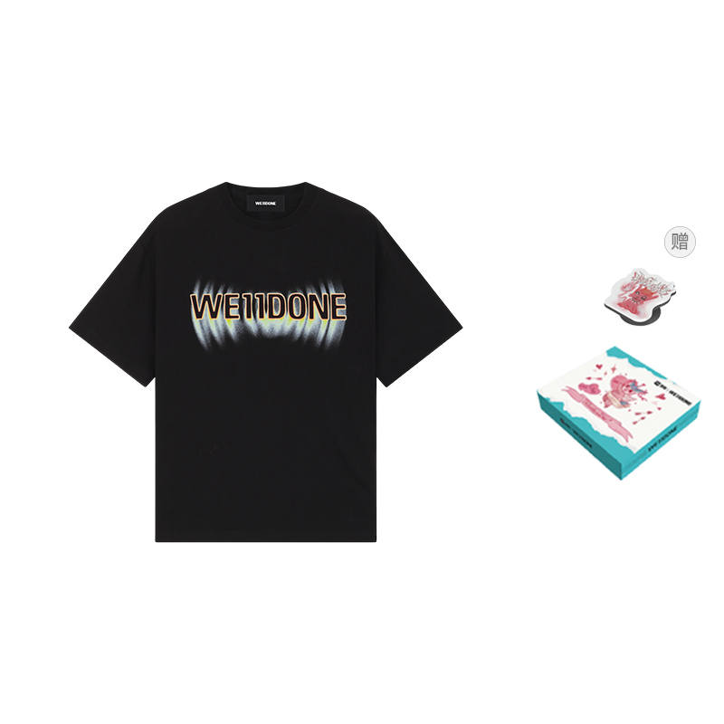 WE11DONE T Shirt Unisex Gift Box Set Included Clothing