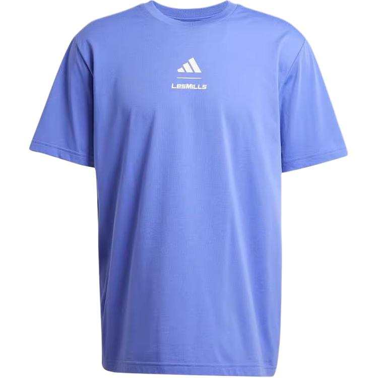 Adidas Adidas Clothing T Shirts Men's Blue Crew Neck
