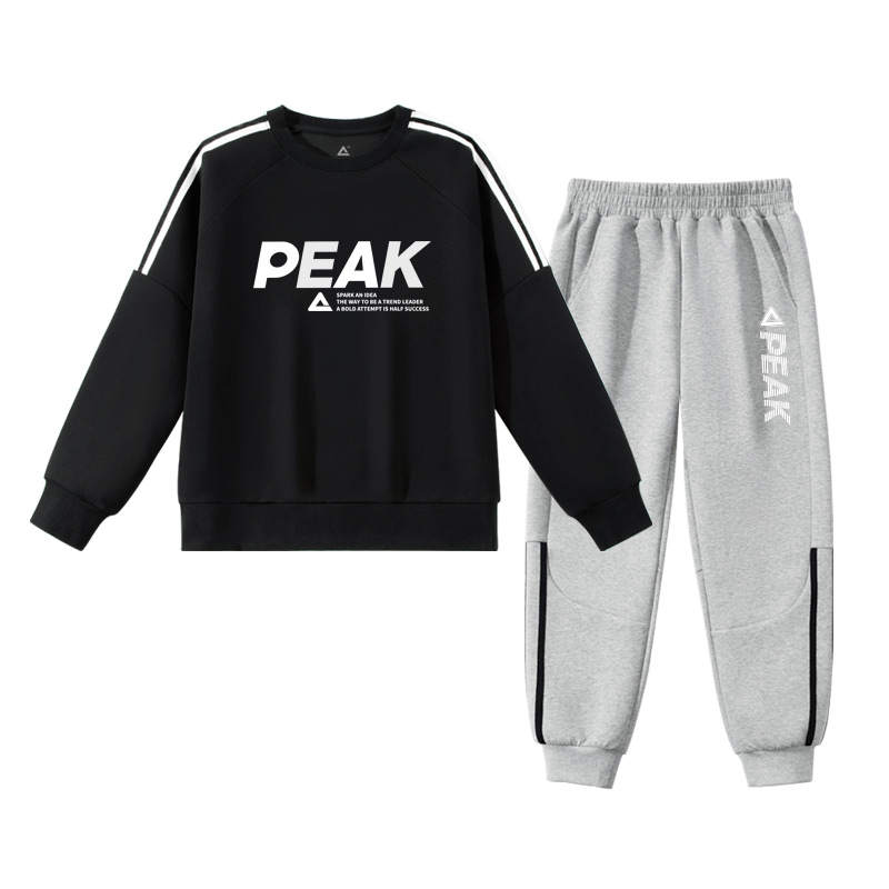 PEAK Kids Casual Sportswear Crew Neck Moderate
