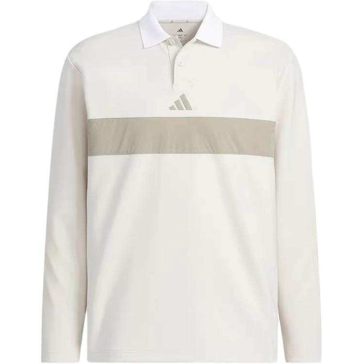 Adidas Adidas Clothing Polo Shirts Men's Beige Polo Collar Moderate Straight Fit