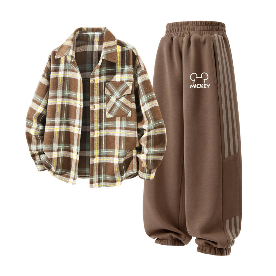 Disney Kids Casual Sportswear Lapel Moderate