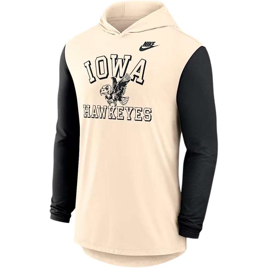Nike Nike Iowa Legacy Men's Nike Dri FIT College Long Sleeve Hooded T Shirt
