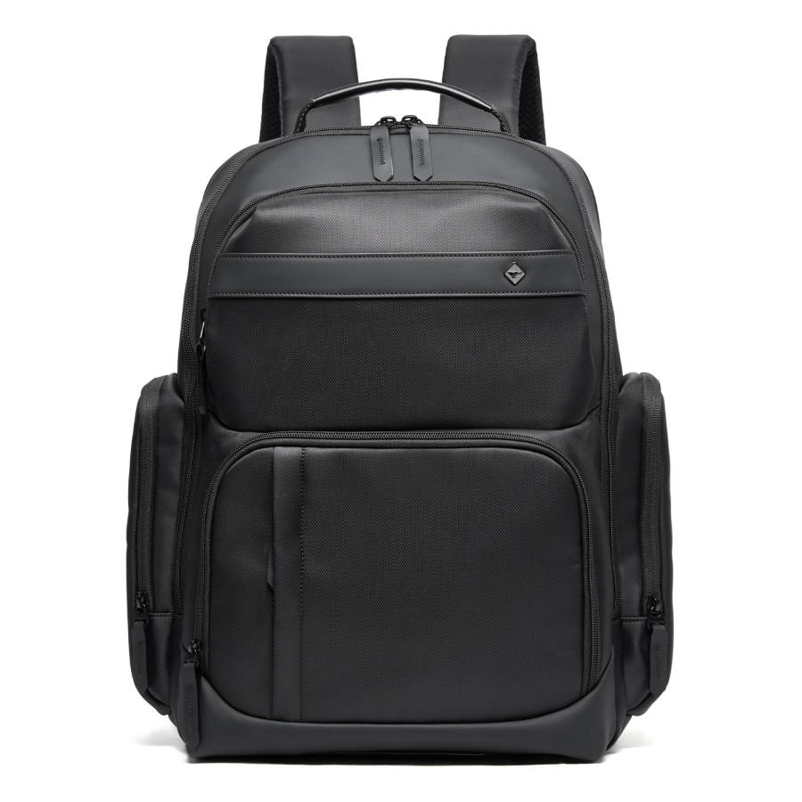 SEPTWOLVES SEPTWOLVES Fabric Backpack QPL Men's Black