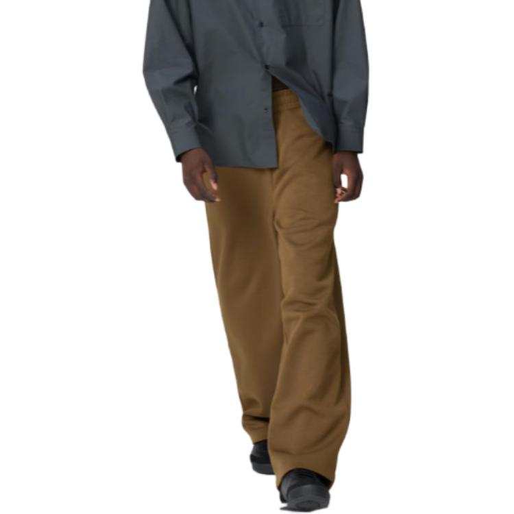 UNIQLO Casual Pants Men's Brown Moderate Straight Fit Pants