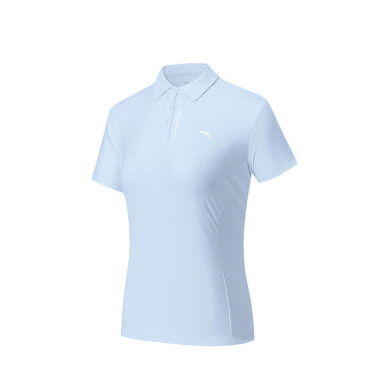 Anta Variety Training Collection Summer Polo Shirt Women's Dream Blue