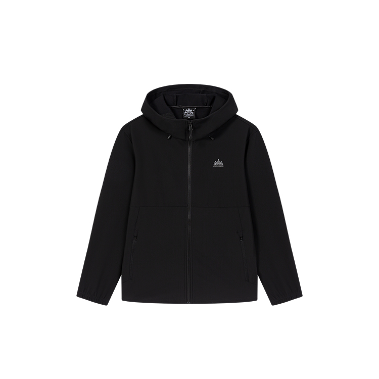 361° Trench Coats Men's Super Black Hooded Moderate Other