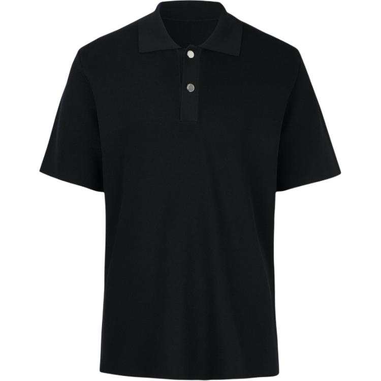 Jacquemus Polo Shirts Men's Black Lapel Moderate Other