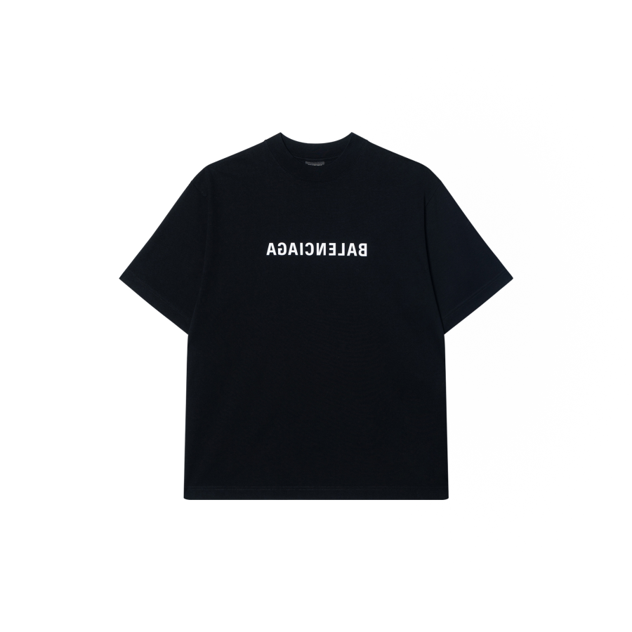 Balenciaga SS22 T Shirt Loose Fit Unisex Black