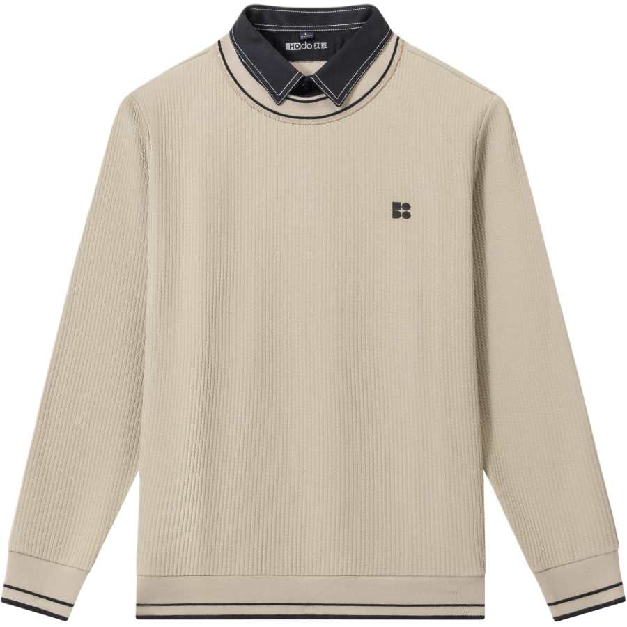 Hodo Sweatshirts Men's Shirt Collar Moderate Regular