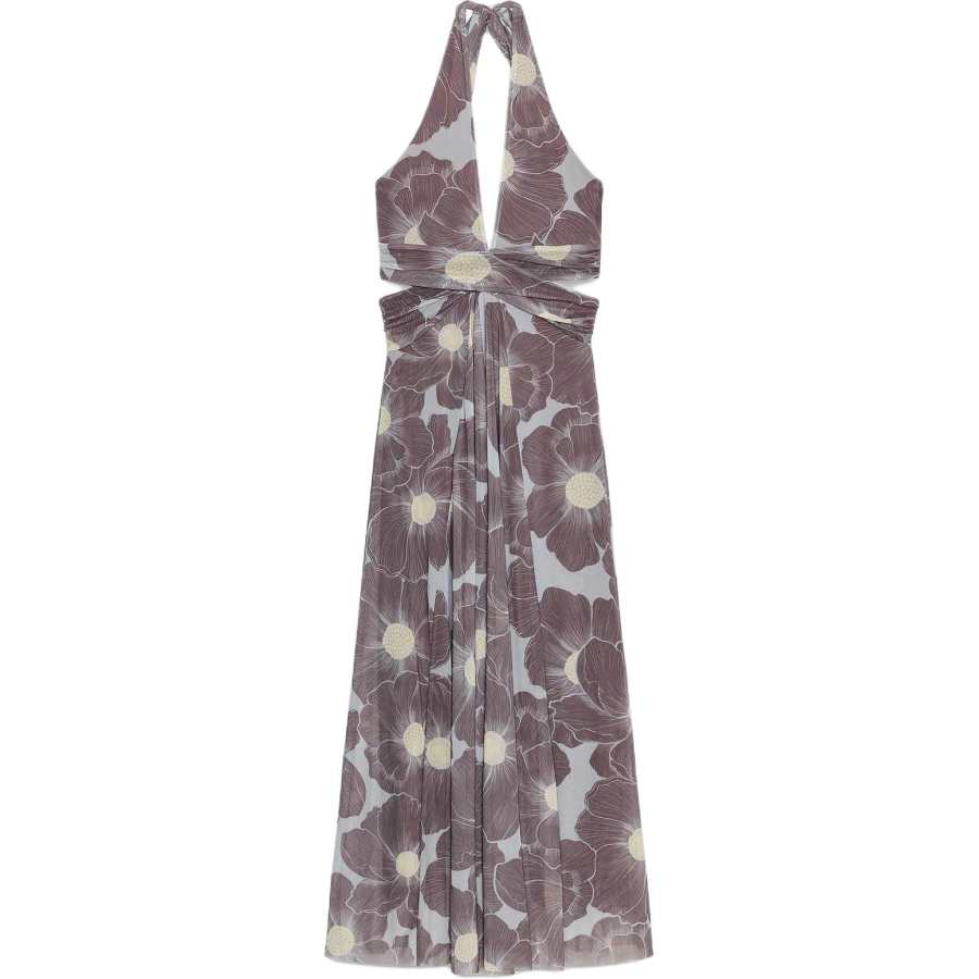 ZARA Sleeveless Dresses Women's Dark Taupe Moderate