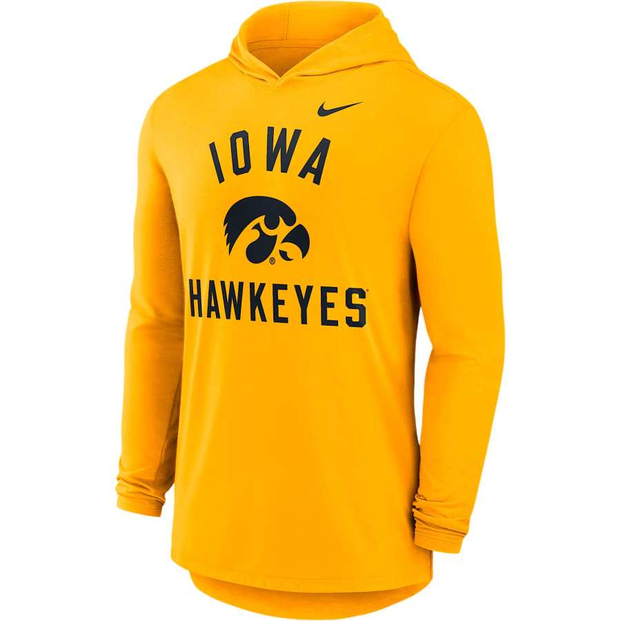 Nike Nike Iowa Campus Arch Men's Nike Dri-FIT College Long-Sleeve Hooded T-Shirt