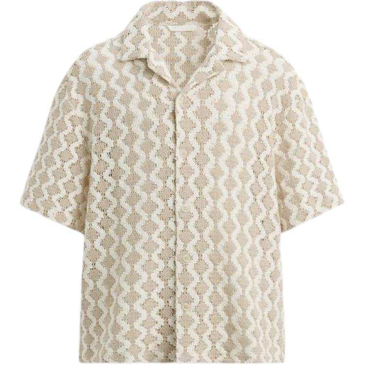ZARA Shirts Men's Multicolor Polo Collar Moderate