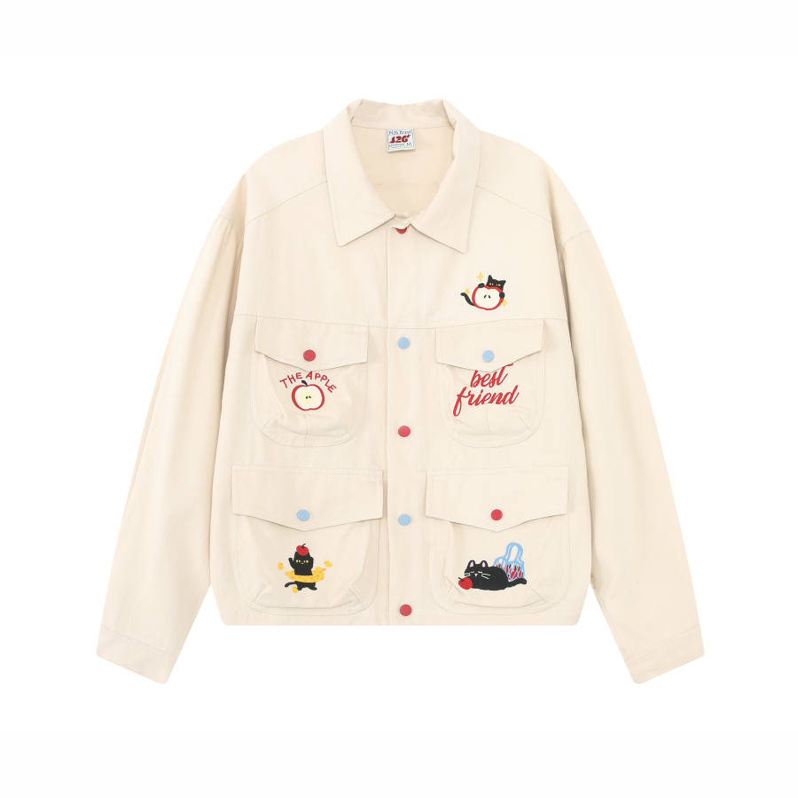 F426 F426 Jackets Unisex Lapel Moderate