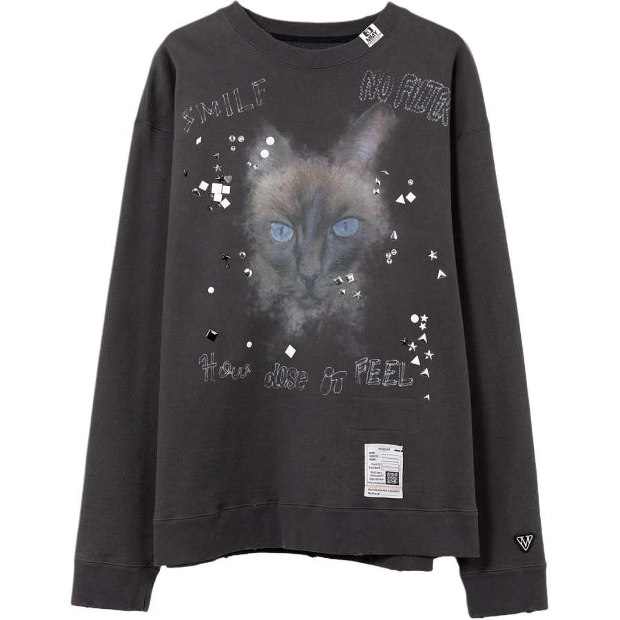 Maison Mihara Yasuhiro cat-print sweatshirt