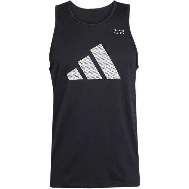 Adidas Adidas Clothing Tank Tops Men's Black Crew Neck Moderate Other
