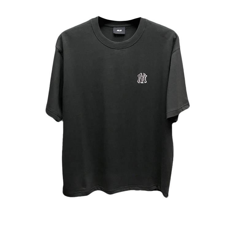 MLB T Shirts Unisex Black Crew Neck Moderate Straight Fit
