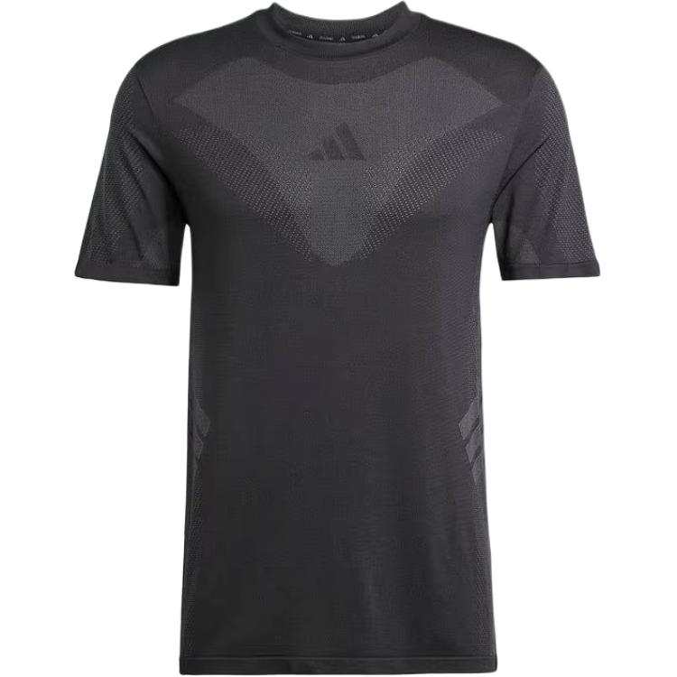 Adidas Adidas Clothing T Shirts Men's Black Crew Neck