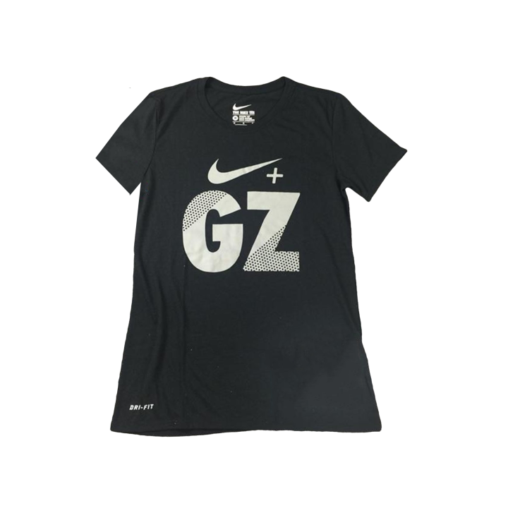Nike Nike T Shirts Women's Black Crew Neck Moderate