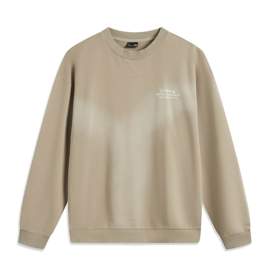 Li-Ning Li Ning Sports Life Collection Sweatshirt Unisex Coffee Foam Umber