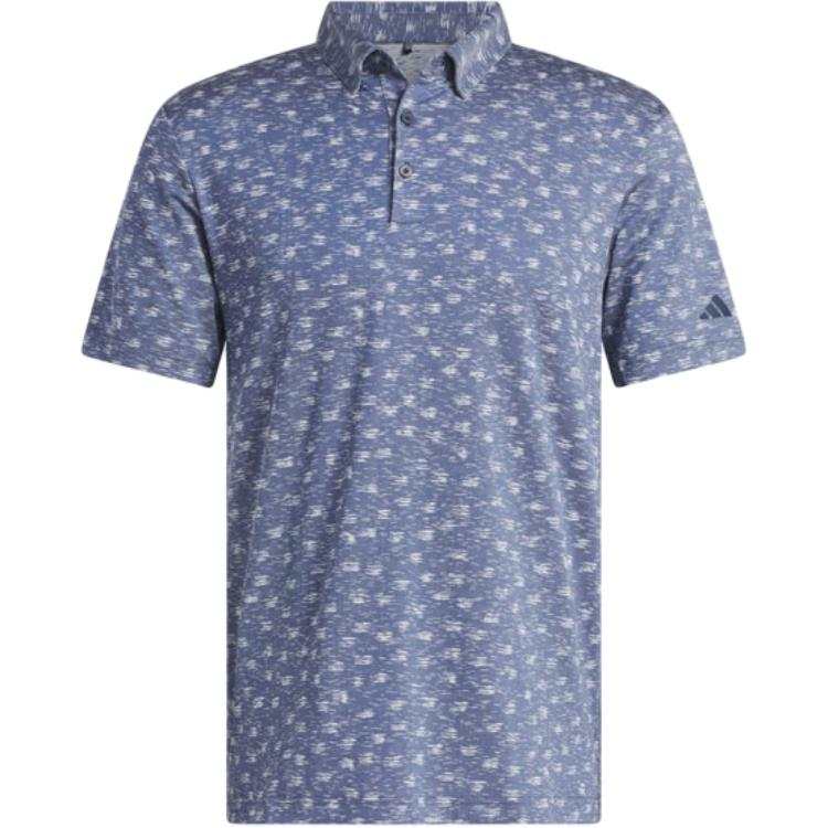 Adidas Adidas Clothing Polo Shirts Men's Blue Polo Collar Moderate Straight Fit
