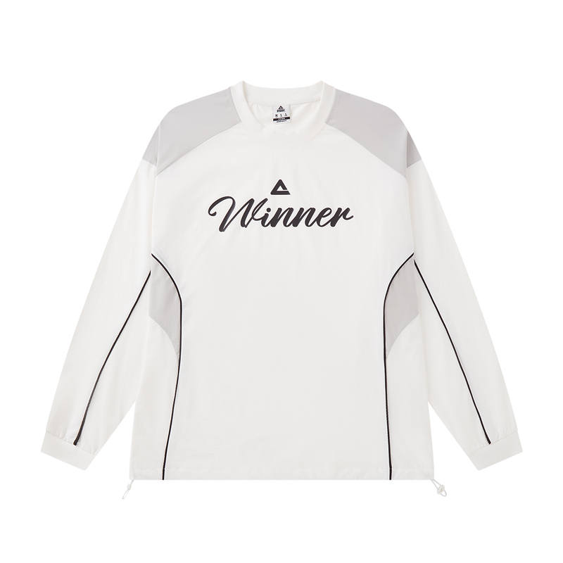 PEAK PEAK Sweatshirts Men's White Crew Neck Moderate Regular