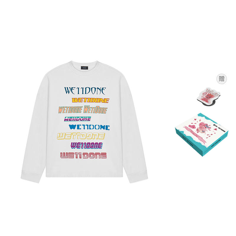 WE11DONE WE11DONE Logo-print Crew-neck Sweatshirt