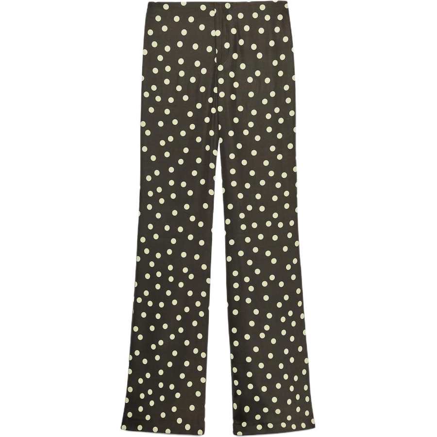 ZARA Casual Pants Women's Green Moderate Flared Pants