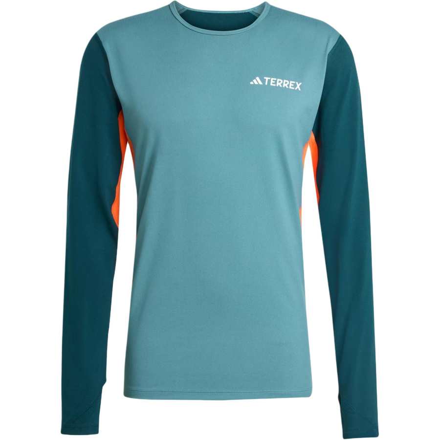 Adidas Adidas Clothing T Shirts Men's Turquoise Crew Neck