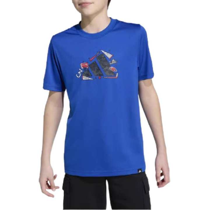 Adidas Adidas Kids T Shirts Crew Neck Moderate