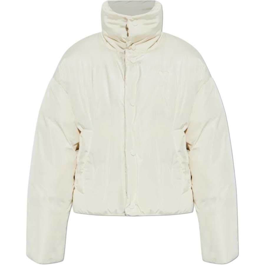 AMIPARIS Ami Logo Patch High Neck Padded Jacket