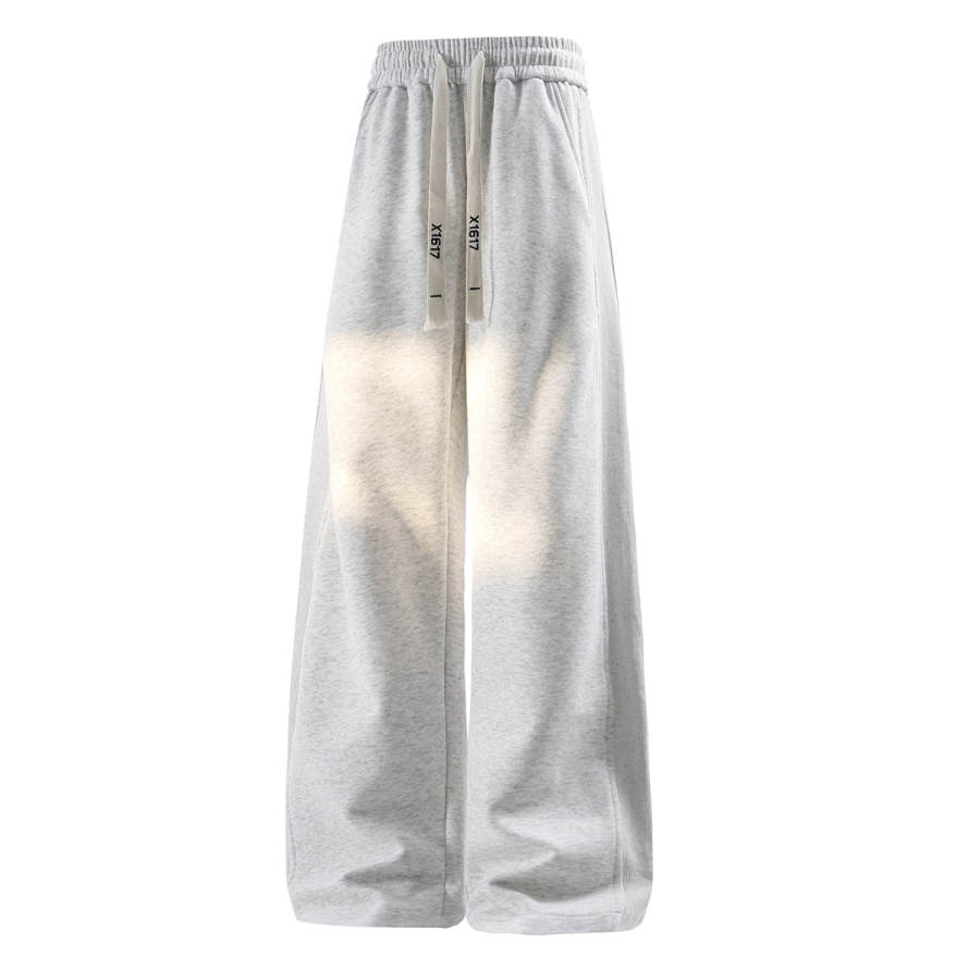 X1617 Casual Pants Unisex Moderate Wide Leg Pants