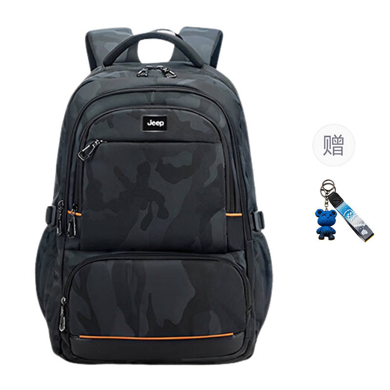 Jeep Jeep Oxford Backpack Regular Men's Camouflage Black