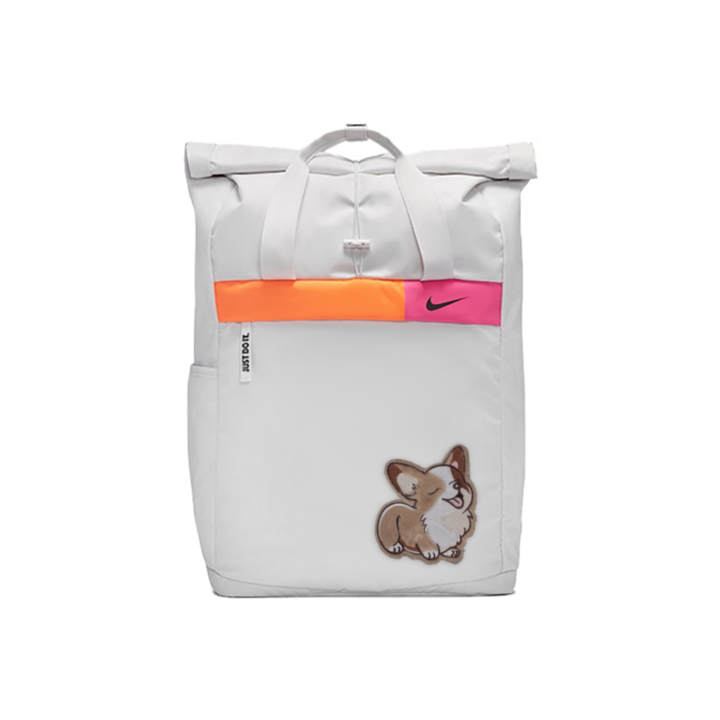 Nike Nike TOYOTA Idou Embroidery Appliqué Fabric Backpack Regular Unisex Light Silver