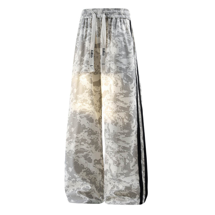 X1617 Casual Pants Unisex Moderate Wide Leg Pants